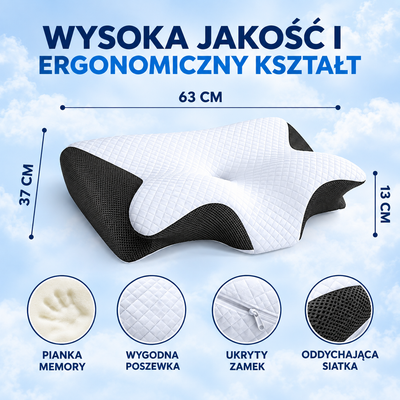 Ovelo NeckRelief — Ortopedyczna Poduszka Motylkowa na Ból Szyi i Karku