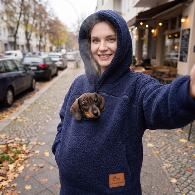 Ovelo Kangurka – Bluza z Kieszenią na Psa lub Kota
